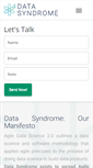 Mobile Screenshot of datasyndrome.com